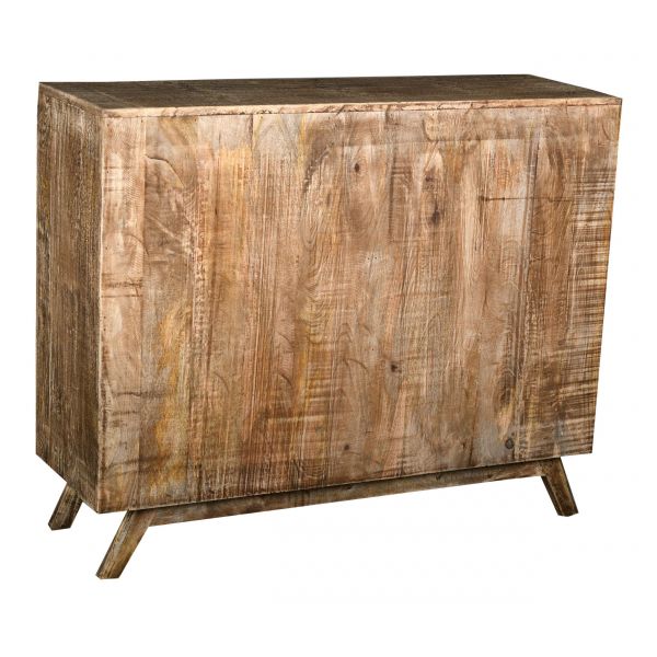 Commode en bois recyclé et métal 14 tiroirs - 799