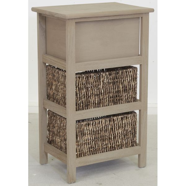 Commode en bois et maïs 