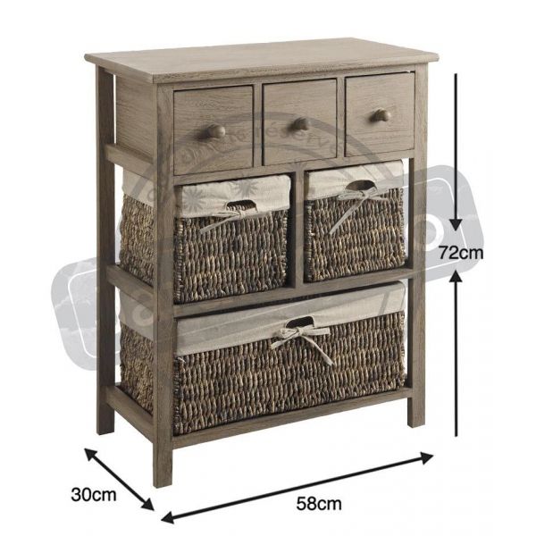 Commode en bois de peuplier Campana - AUBRY GASPARD