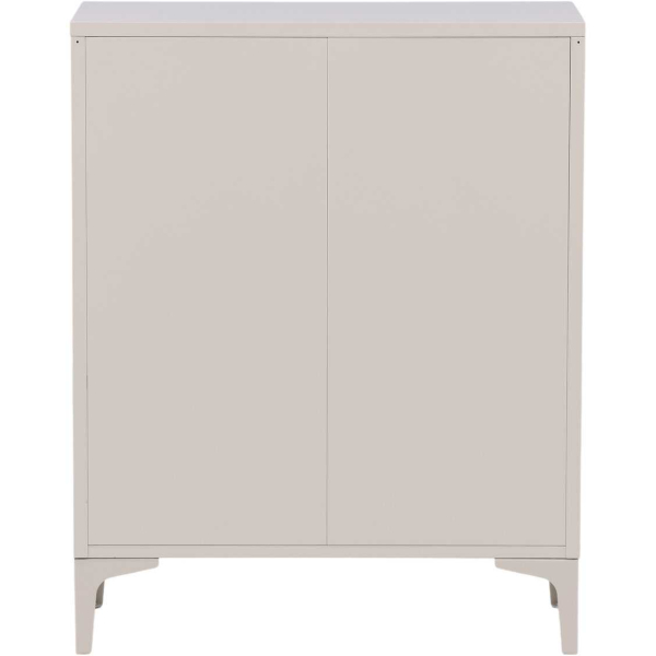 Commode 4 tiroirs en métal beige Piring - 5