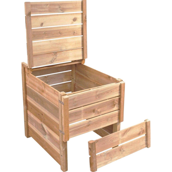 Composteur de jardin en bois Douglas du Morvan PEFC