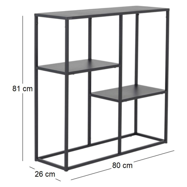 Console en acier noir Staal - 7