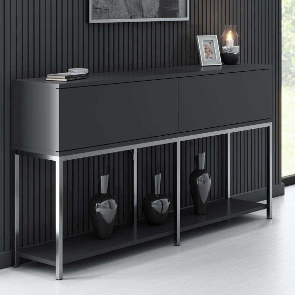 Console en agglomeré et métal Lord - 189