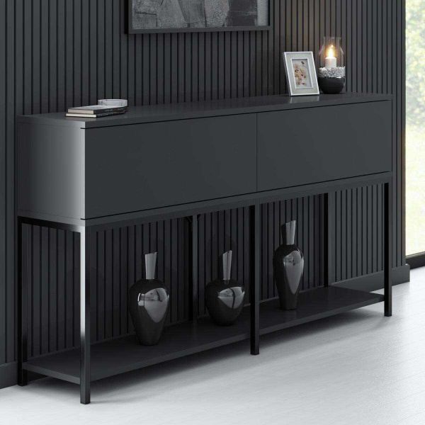 Console en agglomeré et métal Lord - 189