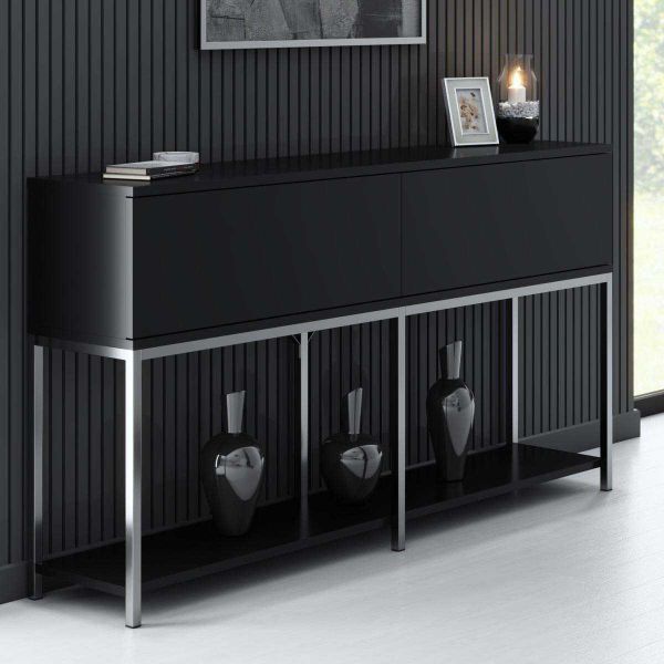 Console en agglomeré et métal Lord - 189