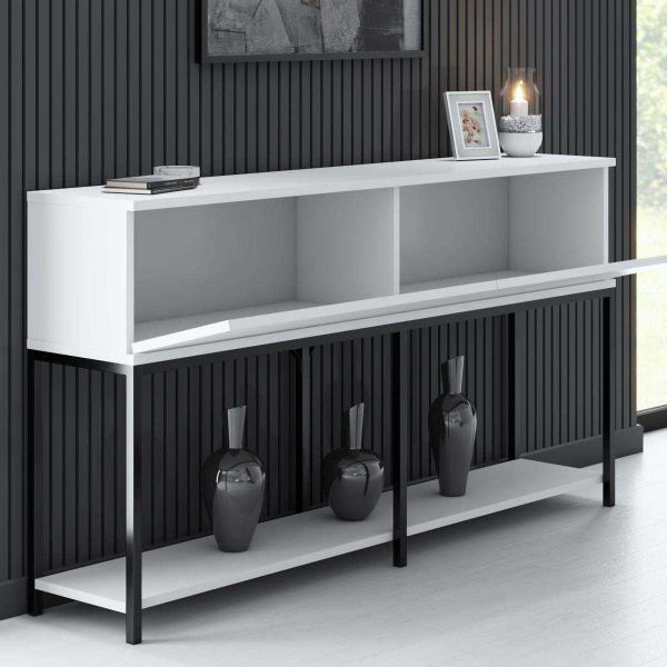 Console en agglomeré et métal Lord - 189