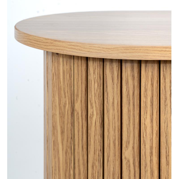 Console en bois lamé arrondie - 145