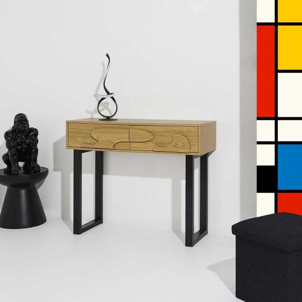 Console en mdf et métal Calypso - 6