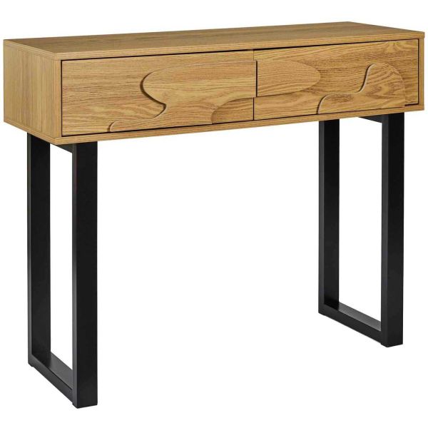 Console en mdf et métal Calypso