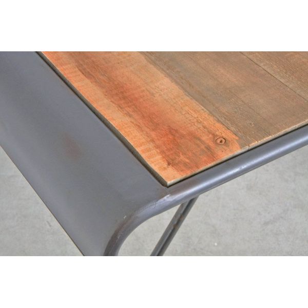 Console en bois et métal patiné - AUBRY GASPARD