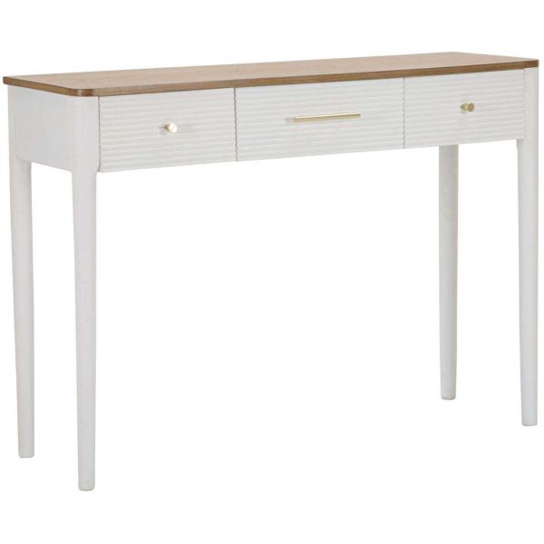 Console en bois avec tiroirs Matera 107 x 37 x 80 cm