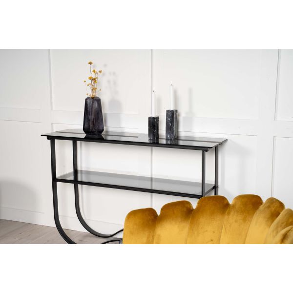 Console design en acier et verre Wavy - 7