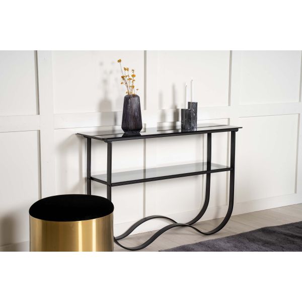 Console design en acier et verre Wavy - 8