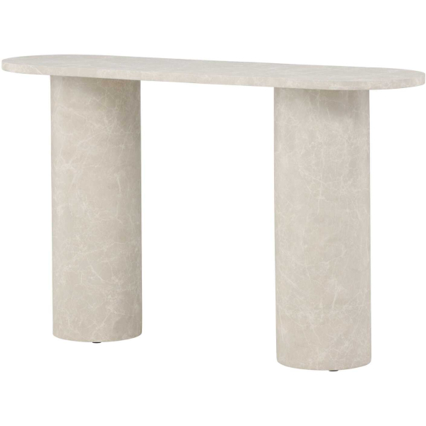 Console effet marbre Narvik 130 x 80 x 40 cm - 389