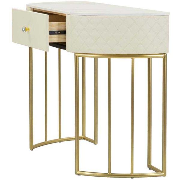 Console effet matelassé Sharon 100 x 40 x 75 cm - 6