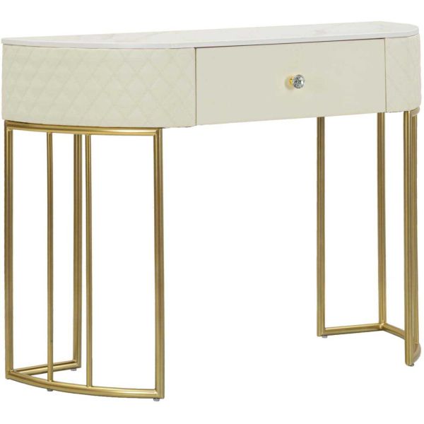 Console effet matelassé Sharon 100 x 40 x 75 cm