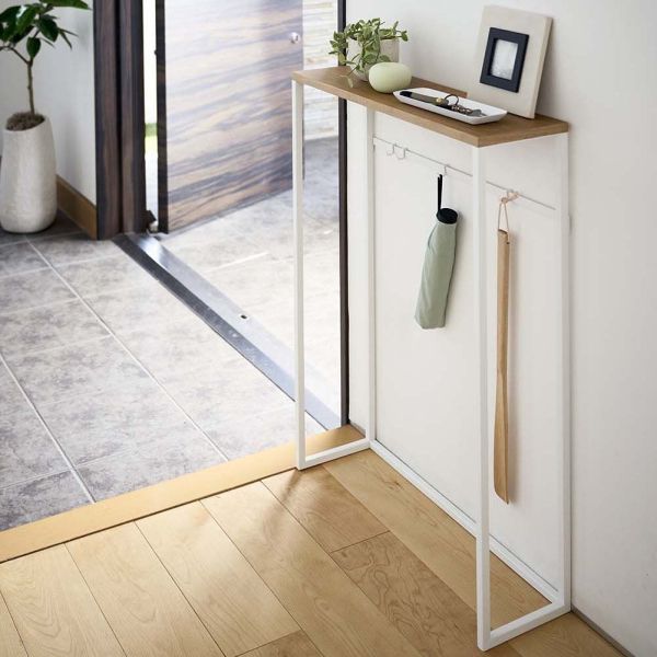 Console d'entrée en bois et métal Tower - YAMAZAKI