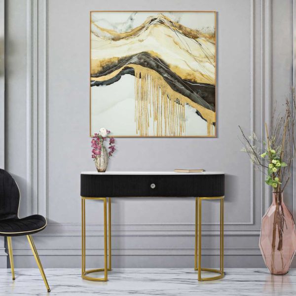 Console en métal Montpellier 100 x 43 x 74 cm - MAURO FERRETTI