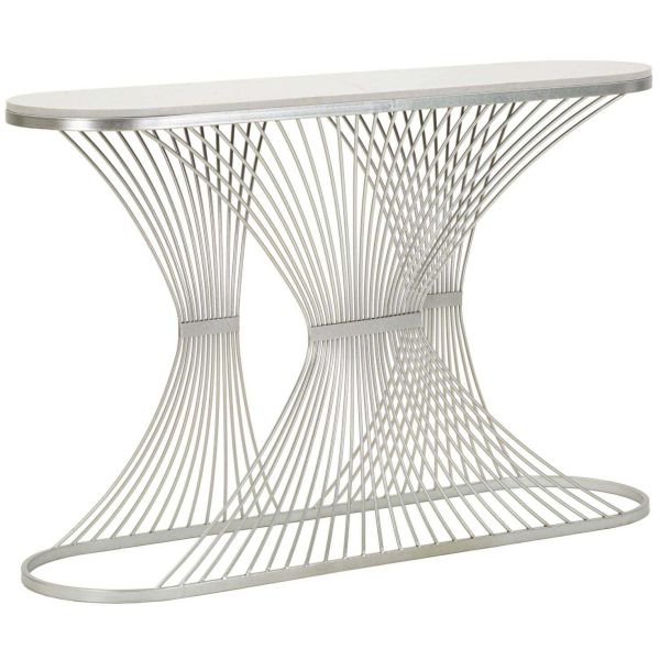 Console en métal Stripe 120 x 35 x 79 cm