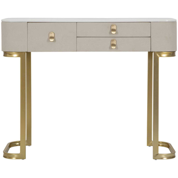 Console en métal et bois Beauty 100 x 40 x 80 cm - 319