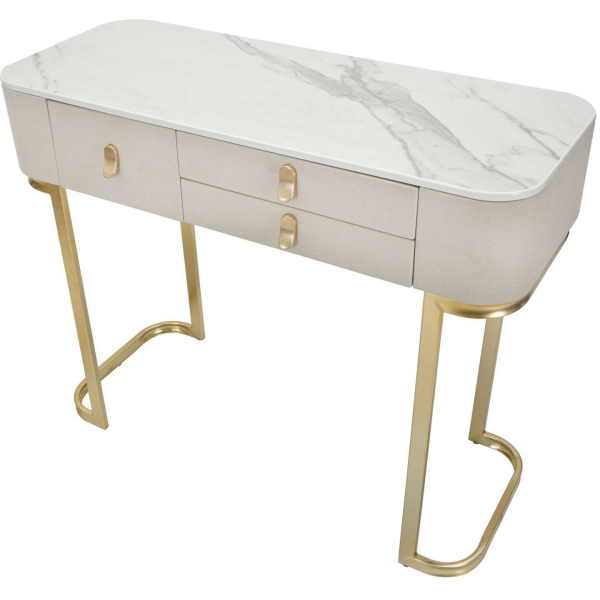Console en métal et bois Beauty 100 x 40 x 80 cm - 5