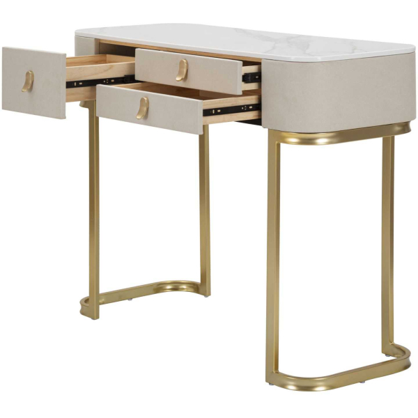 Console en métal et bois Beauty 100 x 40 x 80 cm - 6