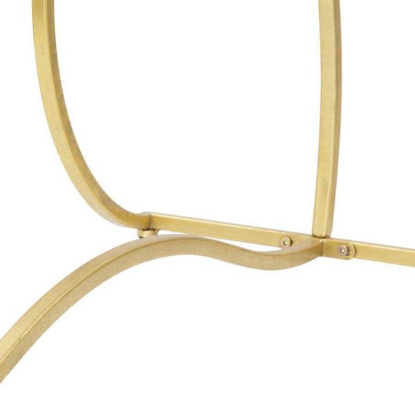 Console en métal doré Sunshine 130 x 40 x 75 cm - 8