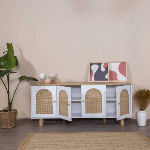 Console 4 portes en aggloméré Bohem - 399