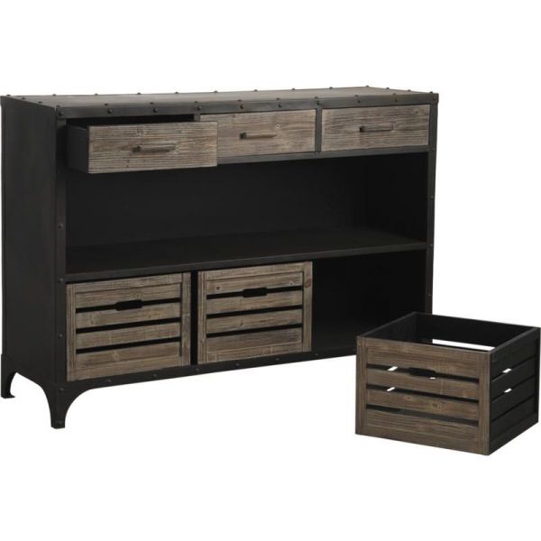 Console tiroir en métal Manufacture - AUBRY GASPARD