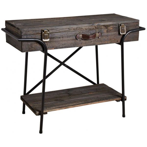 Console valise en bois Voyage