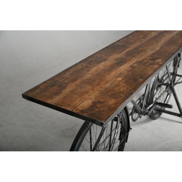 Console en métal et bois Vélo - AUBRY GASPARD
