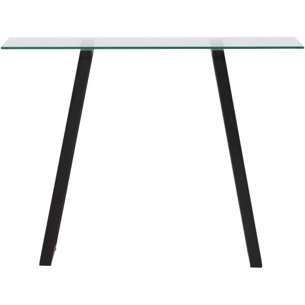 Console en verre et acier Horten - 129