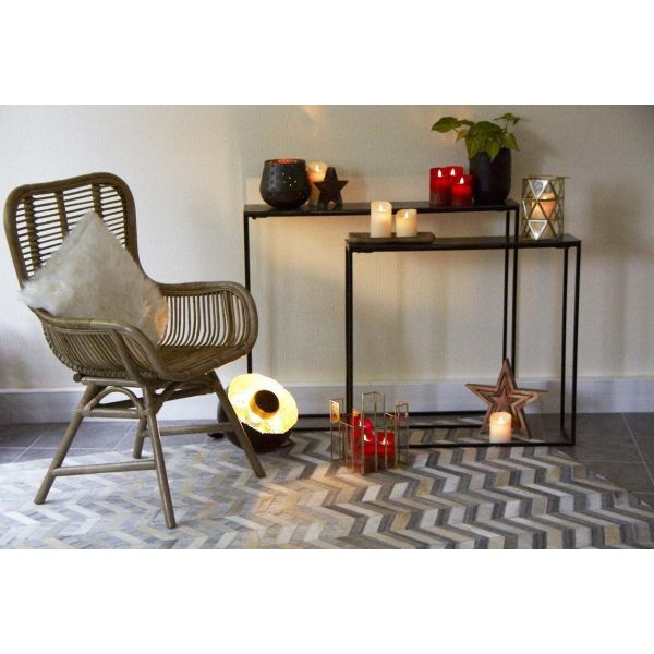 Consoles en métal zinc antique (Lot de 2) - AUBRY GASPARD