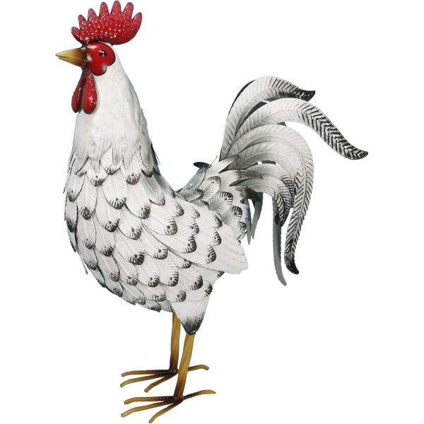 Coq décorarif en métal 53 cm