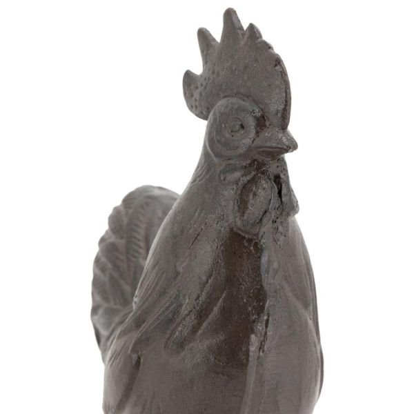 Coq en fonte marron - 44,90