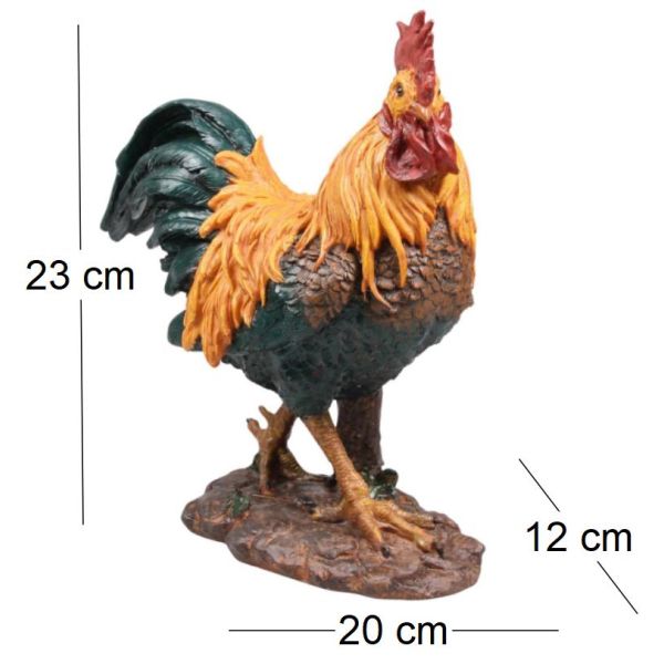 Coq en résine - IMH-0310