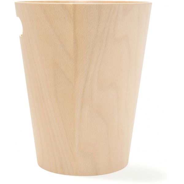 Corbeille en bois avec poignées de transport - 33,90