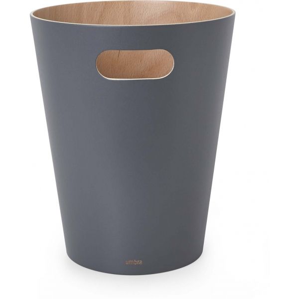 Corbeille en bois avec poignées de transport - 34,90