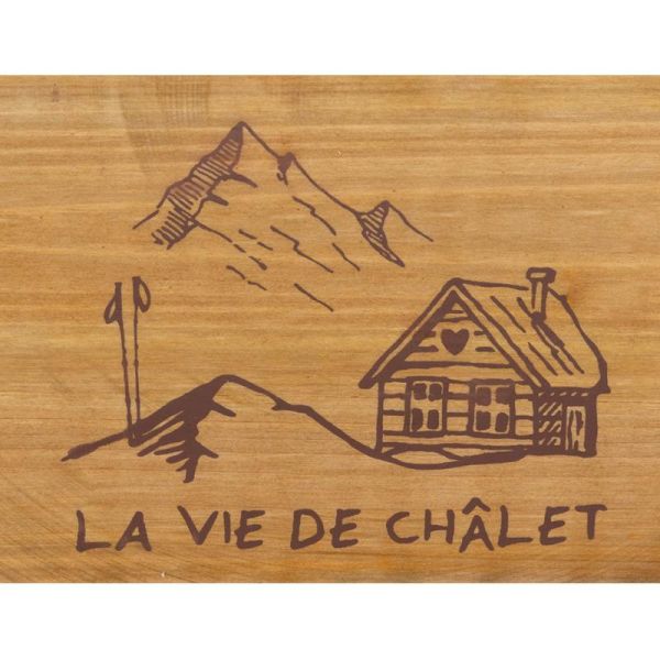Corbeille en bois rectangulaire 