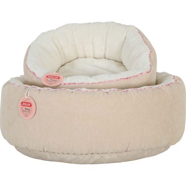 Corbeille pour chats en velours côtelé Bloom - 29,90