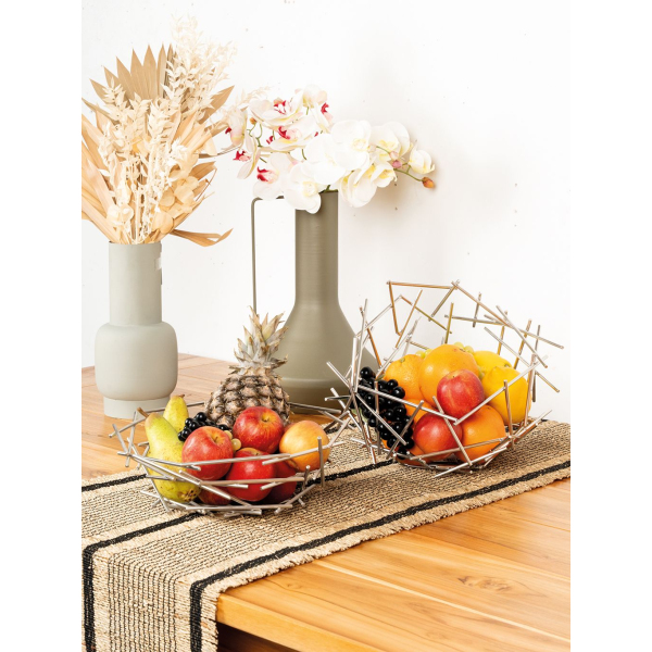 Corbeille à fruits ronde en métal - AUB-1509