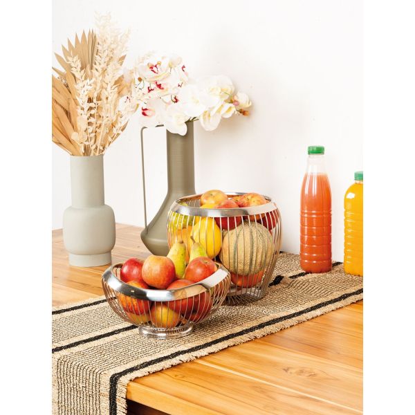 Corbeille à fruits ronde en métal - AUBRY GASPARD