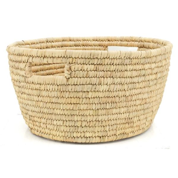 Corbeille à linge ovale en palmier - AUBRY GASPARD