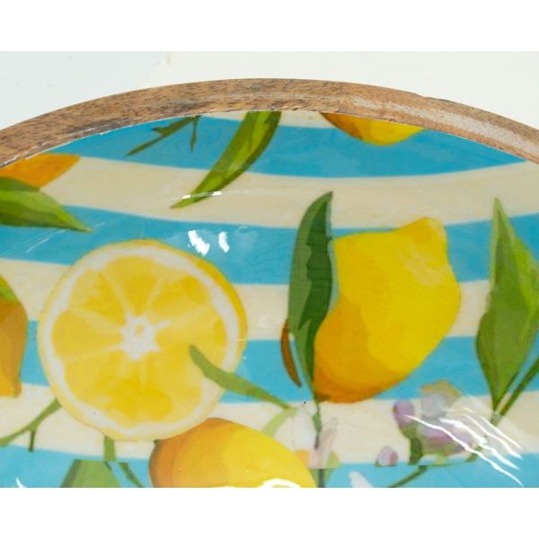 Corbeille en manguier Citron - 5