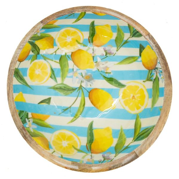 Corbeille en manguier Citron - AUB-7165