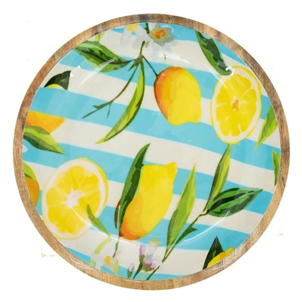 Corbeille en manguier Citron - AUB-7174