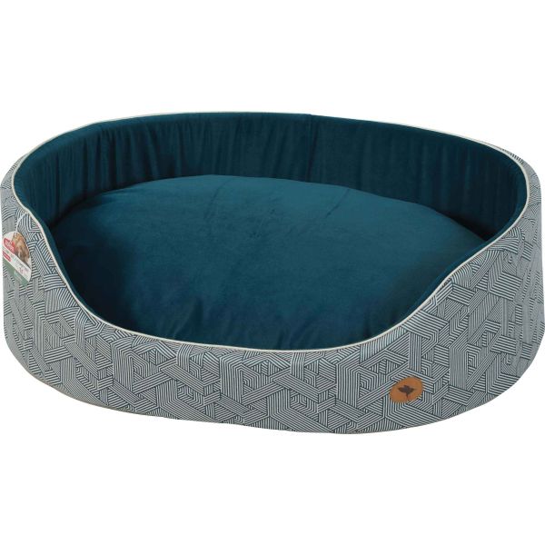 Corbeille bi-matière avec coussin déhoussable Kanga - ZOL-2377
