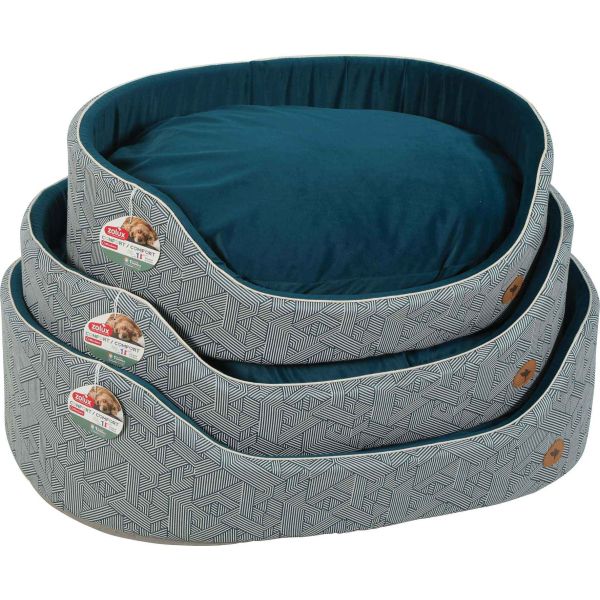 Corbeille bi-matière avec coussin déhoussable Kanga - ZOLUX
