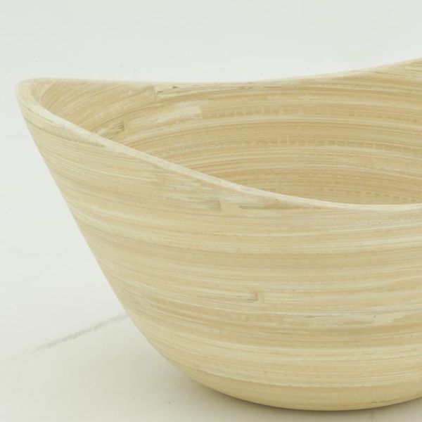 Corbeille ovale en bambou - AUB-6477