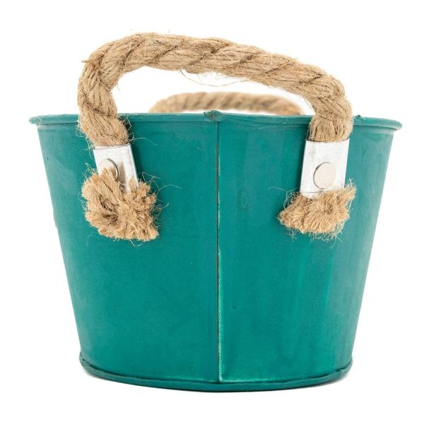 Corbeille ovale en métal coloré 25 cm - AUBRY GASPARD